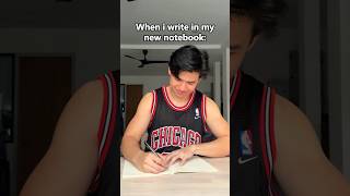 When i write in my new notebook vs old notebook [upl. by Gabrielson]