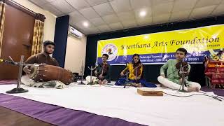 Keerthana Arts Foundation  Ragavan KK Indusri Sravya  Devadattan Madassery  Junior Concert [upl. by Jago]