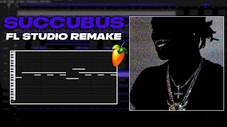 free flp how quotsuccubusquot by ken carson was made FL Studio Remake [upl. by Ruelle]