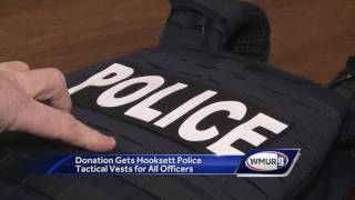 Donation allows all Hooksett police officers to get tactical vests [upl. by Dnamron392]