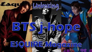 Unboxing BTS jhope  ESQUIRE Magazine amp GQ Magazine  And Some TXT at Lollapalooza Clips [upl. by Adnovoj10]