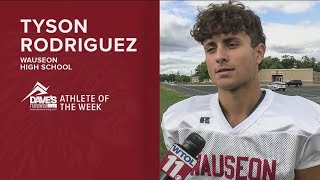 Athlete of the Week Tyson Rodriguez of Wauseon High School [upl. by Jeff]