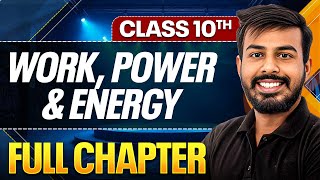 WORK POWER AND ENERGY In One Shot  Theory  PYQs   Class 10 ICSE Board [upl. by Aleil]