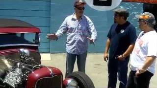 Rudi Hillebrands 1931 Ford Coupe on CarCast with Adam Carolla [upl. by Bluh]