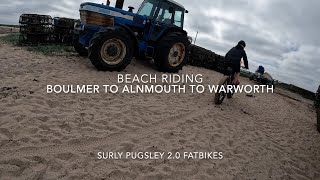 Beach riding Boulmer to Alnmouth to Warkworth [upl. by Ynnavoj409]