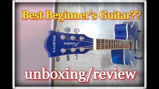 Kadence Frontier Series Acoustic Guitar Blue  Unboxing amp Review in Hindi [upl. by Bivins]