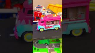 Food Truck Minicar Run Sounds amp Ramp Action [upl. by Aynna]