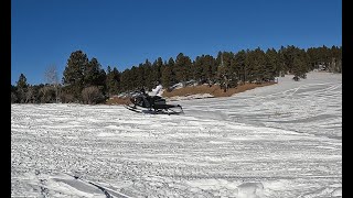 Snowmobiling in the Black Hills [upl. by Jacquet]