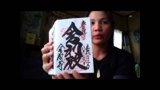 My Goshuincho 御朱印帖 Red stamp book collection vlog late upload [upl. by Umeh]