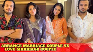 Arrange marriage couple Vs Love Marriage Couple  Hyderabad Diaries [upl. by Lein633]