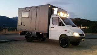 Mercedes sprinter camion 4x4 camper van conversion 2015 [upl. by Orestes928]