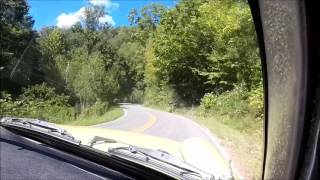 Turbocharged MGB on mountain road [upl. by Alleda326]