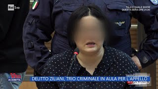 Delitto Ziliani trio criminale in aula per lappello  La Vita in Diretta 18102024 [upl. by Eneloc]