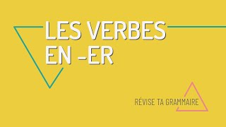 Les verbes en er à une base  Vidéo de français pour les débutants [upl. by Abey192]