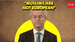 Message for MUSLIMS in Europe  Geert Wilders Controversial Dutch PM warns Erdogan  Islamophobe [upl. by Osrock]