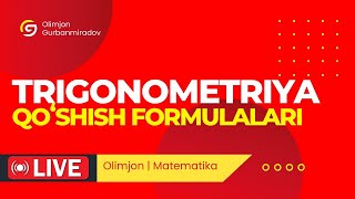 Trigonometriya Qoshish formulalari [upl. by Anilah]