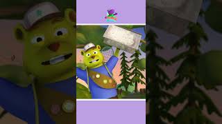 Colourful Bear Finger Family Song shorts kidssongs hooplakidz [upl. by Akeem]