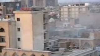 RPG Attack on Baghdad Hotel [upl. by Arerrac]