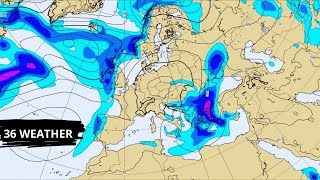 ΚΑΙΡΟΣ  3 Δεκεμβρίου 2024  Μοντέλο ECMWF  Υετός  βροχές καταιγίδες  Στην Ευρώπη [upl. by Thurnau]