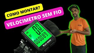 Como montar um velocímetro digital sem fio [upl. by Anoyk]