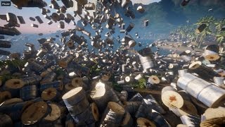 Crysis 10000 Barrels Physics 2560X1440 [upl. by Ycat473]