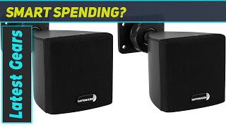 Compact Elegance Dayton Audio SAT3B Cube Speaker Pair Review [upl. by Barrett]