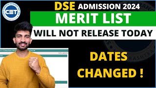 DSE Merit List WIll Not Release Today  Direct Second Year Engineering Merit List 2024 [upl. by Dwane]