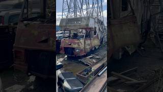 Junkyard in the Netherlands shorts short car cars junkyard vehicles automobile auto scrap [upl. by Leirraj344]