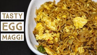 Tasty Egg Maggi Recipe [upl. by Annahahs85]