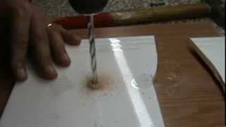 tutorial gaura faianta  how to drill ceramic tile [upl. by Supple592]