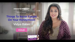 Things to Never Forget on your Honeymoon  Vidya Balan  Hindi [upl. by Corin788]