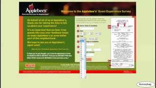 wwwapplebeescomsurvey Applebees survey video by Surveybag [upl. by Onitnelav889]