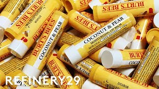 How Burts Bees Lip Balm Is Made  How Stuff Is Made  Refinery29 [upl. by Marc438]