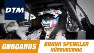 Onboard Bruno Spengler BMW M3 DTM  DTM Race Nürburgring [upl. by Attikram]