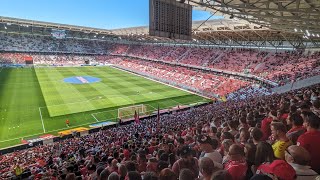 SC Freiburg Fans feiern emotionalen Abschied von Christian Streich und Patrick Baier [upl. by Alegna]