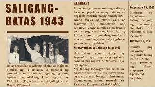 Saligang Batas ng 1899 1935 1943 1973 at 1987 [upl. by Saibot]