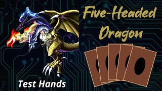 Custom Test Hands FiveHeaded Dragon [upl. by Dorothee552]