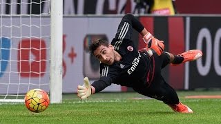 Gianluigi Donnarumma ● Wonderkid Goalkeeper  Best Saves ● AC Milan ► 2016 [upl. by Aicatsana]