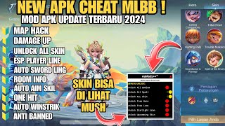 CHEAT Ml TERBARU 2024  MOD UNLOCK ALL SKIN MOBILE LEGENDS  ANTI BANNED NO PASSWORD [upl. by Selina283]