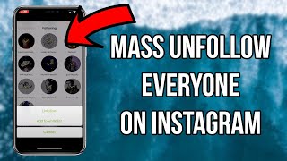 How to Unfollow Everyone At Once on Instagram in 2022  Mass Unfollow Everyone on Instagram For Free [upl. by Dugas]