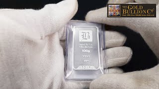 100g Baird Silver Minted Bar I Buy Now [upl. by Erbes]