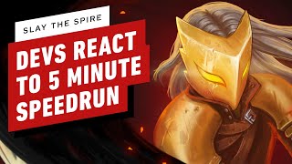 Slay the Spire Developers React to 5 Minute Speedrun [upl. by Semreh]