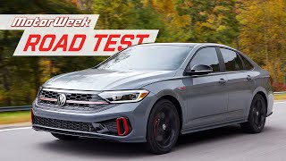 The 2022 Volkswagen Jetta GLI Remains an Extremely Fun Car to Drive  MotorWeek Road Test [upl. by Duester749]