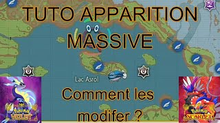 Comment changer les apparitions massives  Pokemon Ecarlate et Violet [upl. by Ribal]