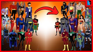 All DCAU Characters Evolution  Full Comparison [upl. by Fortna505]