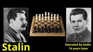 Stalin Defeated a Head of Soviet Secret Police in chess [upl. by Notsniw]