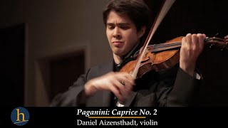 Paganini Caprice No 2  Daniel Aizenshtadt viiolin [upl. by Igig]