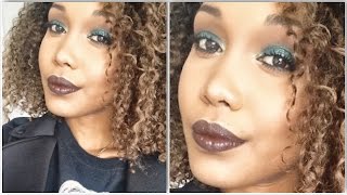 GRWM Hair amp Makeup ♡ Green Eyes amp Brown Lips⎜ThePrettyUsMu [upl. by Yllek]