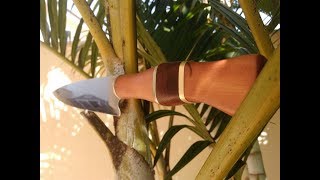 Faca de churrasco artesanal  Homemade Barbecue Knife [upl. by Ashlee]