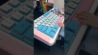 😮Who wanna try the BIGGEST keyboard for gaming 🤩 From MCHOSE X75 V2 mechanical keyboard keyboard [upl. by Mable701]